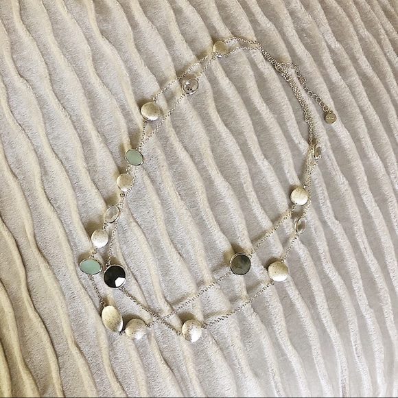 Stella & Dot Jewelry - Stella & Dot long layer silver necklace Stella & Dot Jewelry - Stella & Dot long layer silver necklace
